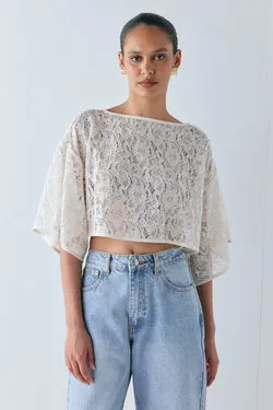 Alix Lace Top Cream