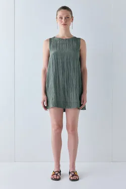 Aftersun Mini Dress Khaki