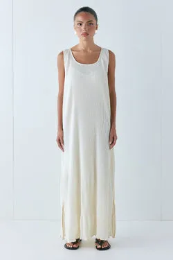 Leona Midi Dress Cream