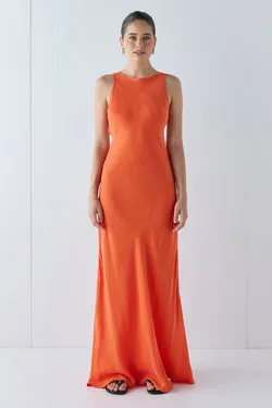 Audrey Maxi Dress Tangerine