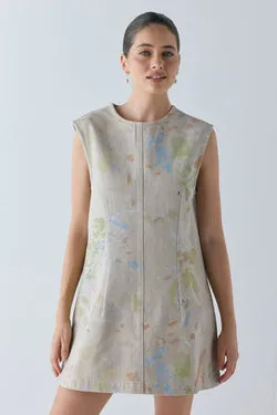 Sophia Denim Mini Dress Canvas