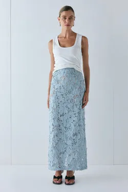 Devyn Midi Skirt Cloud