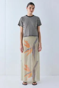 Vilma Sheer Maxi Skirt Paradise
