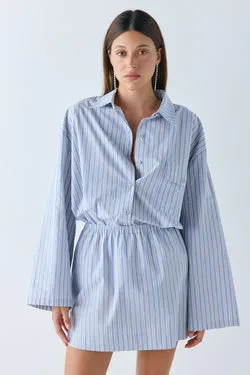 Elka Mini Skirt Sky Stripe