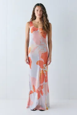 Odessa Sheer Maxi Dress Heat Wave