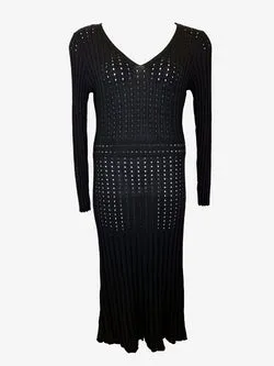 Oxford Chic Keiko Knitted Maxi Dress Size 10