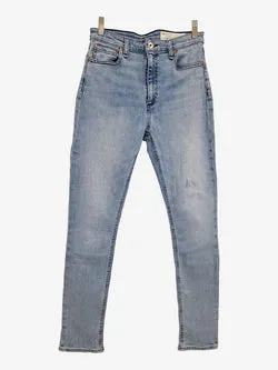 Rag & Bone Nina High Rise Skinny Distressed Jeans Size 27