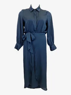 Sheike Fancy Floaty Satin Maxi Dress Size 10