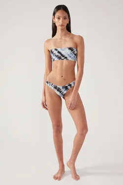 Perfect Stranger Moonlight Swell Bikini Bottom Blue Print