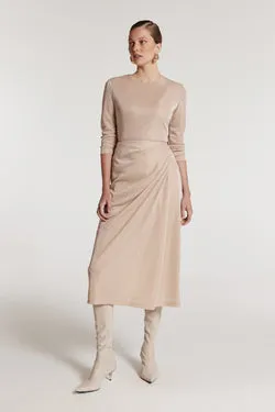 Soft Sparkle Skirt - Soft Gold