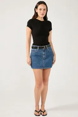 Lee Relaxed Mini Skirt Blue Dreamer