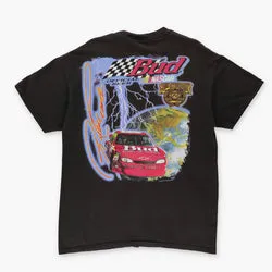 1998 RICKEY CRAVEN 50th Anniversary Bud Racing NASCAR Brown Tee (L-XL)