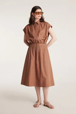 Cotton Skirt - Mocha