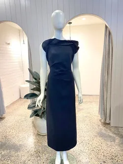 ACLER Warfield Midi Dress in Black - Size 14