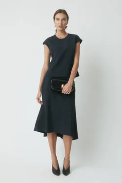 Ellie Drape Skirt - Midnight