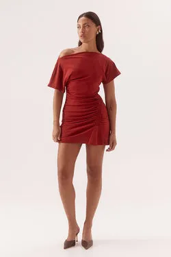 VERA MINI DRESS - PAPRIKA
