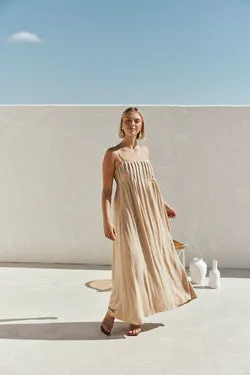 Ada Dress - Tan