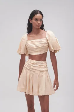 Cari Ruched Crop Top
