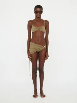 Ruched Orbit Skirt Brief