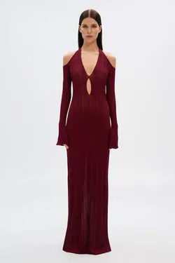 THE 'ECHO' KNIT LONG SLEEVE DRESS