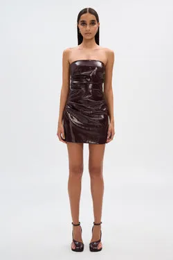 THE 'ALSTON' GLAZED MINI DRESS