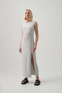 Split Hem Jersey Dress 816