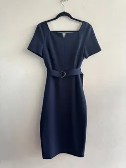 Dorothy Perkins navy dress - size 13