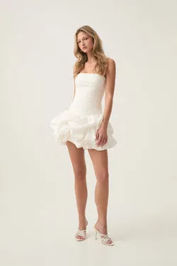 Violette Bubble Hem Mini Dress