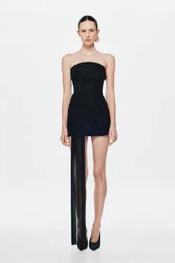 THE 'EMBER' WRAPPED MINI DRESS