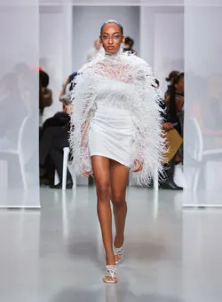 Dandelion Lattice Knit Mini Dress