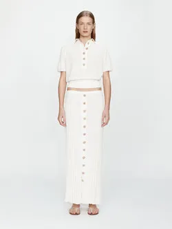 Sundial Shell Sunray Knit Skirt