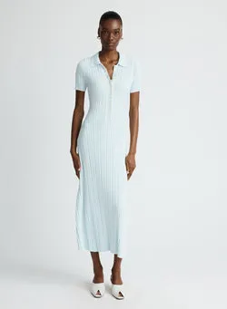PENELOPE DRESS (GLACIER W/ SILENCE TRIM)