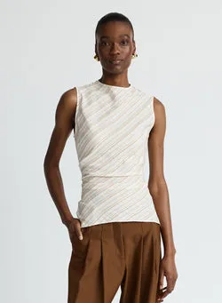 KRYSTA TOP (RUSSET STRIPE)