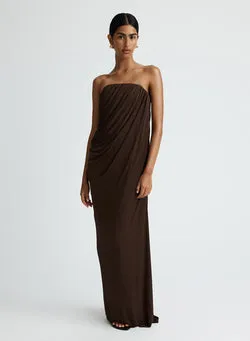ZELLA DRESS (ESPRESSO)