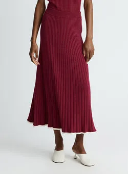 FELICIA SKIRT (CHERRY)