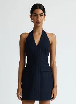 PIA DRESS (CHALKSTRIPE)