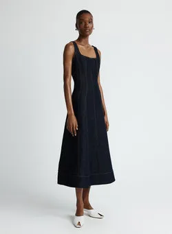 JUSTICE DRESS (DARK INDIGO)