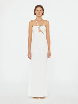 Crystal Pin Cutaway Cami Dress