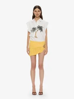 Beach Glass Bubble Mini Skirt