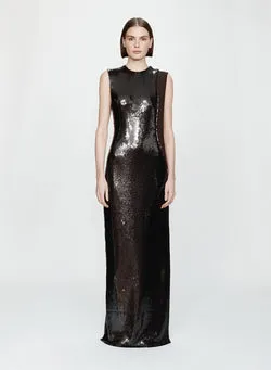 Opaline Sequin Infinity Cutaway Dress