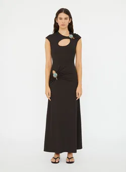 Mineral Stone Hollow Tee Dress