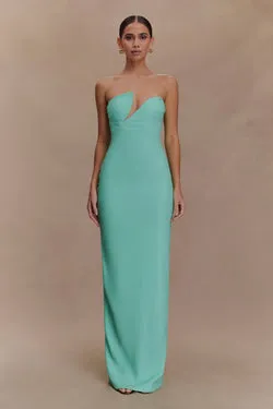 Winston Strapless Sequin Maxi Dress - Lagoon