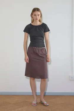 Simple Skirt - Raisin
