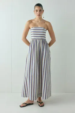Sylvie Midi Dress Stripe
