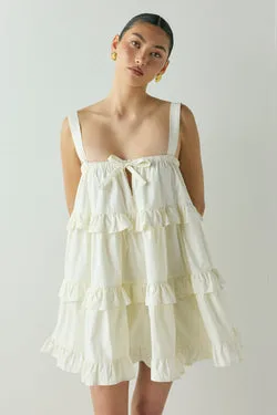 Lila Mini Dress Cream