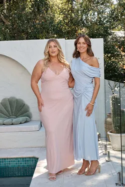 Lush Reverie Maxi Dress in Rose