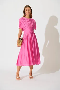 Elegance Echo Maxi Dress in Pink
