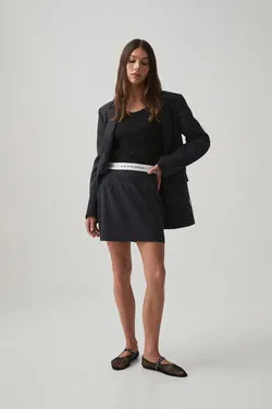 Logo Elastic Mini Skirt 651