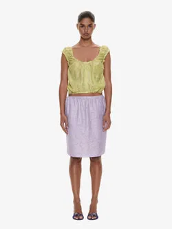 Light Leak Jacquard Slip Skirt