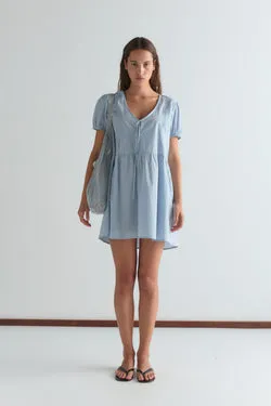 V Pleat Dress